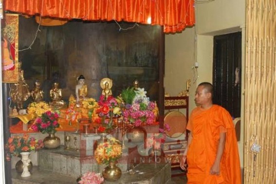  Preparation on peak to observe Buddha Purnima